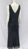 Vintage 1930s Bias Cut Lace and Silk Dress