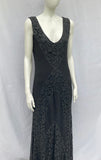 Vintage 1930s Bias Cut Lace and Silk Dress