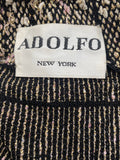 Adolfo USA Boucle Knit Skirt Suit