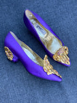 Schiaparelli inspired Purple Shoes by Lanzoni &b