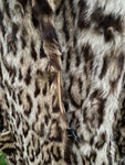 Vintage 1940s Ocelot Fur Coat size M