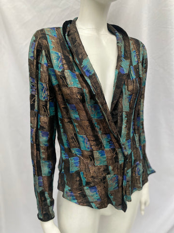 Vintage 1920s 1930s lame jacket
