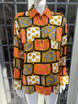Vintage Escada by Margaretha Ley coins print shirt with tie