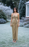 Gold Serpent Snake Dress from Bellville Sassoon & Lorcan Mullany Size 14Uk