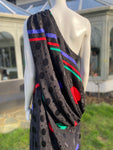 Vintage 1980s Japanese Designer HACHI One Shoulder Gown