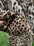 Vintage 1940s Ocelot Fur Coat size M