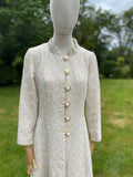 Vintage white opera coat