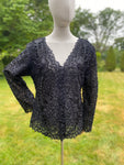 Charles Jourdan lace top