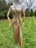 Gold Serpent Snake Dress from Bellville Sassoon & Lorcan Mullany Size 14Uk