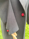 Tomasz Starzewski Long Black Tuxedo Opera Coat