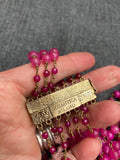 Rosantica Pegaso Pink Agate Multi-Strand Necklace