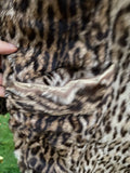 Vintage 1940s Ocelot Fur Coat size M