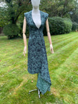 Vintage Warren Noronha Green Dress