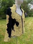 Gold Soutache embroidery