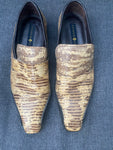 Vintage Patrick Cox Mens Lizard Slip on Shoes Sz.9UK