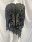 Oleg Cassini Black Tie Long Top Dress