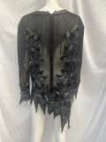 Oleg Cassini Black Tie Long Top Dress
