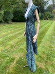 Vintage Warren Noronha Green Dress