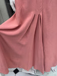 Vintage 1930s Salmon Pink Crepe Dress
