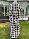 1970s Belinda Bellville Boutique Plaid Dress