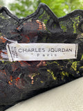 Charles Jourdan Black Ribbon & Soutache Lace Jacket