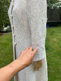 Vintage gold brocade coat
