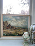 Berkshire farm painting