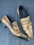 Vintage Patrick Cox Mens Lizard Slip on Shoes Sz.9UK