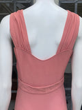 Vintage 1930s Salmon Pink Crepe Dress