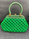 Vintage Jodie Green Embellished Bag