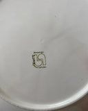 Vintage Sarreguemines French Majolica 12 Piece Fish Diner plates Set 1960
