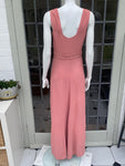 Vintage 1930s Salmon Pink Crepe Dress