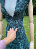 Vintage Warren Noronha Green Dress