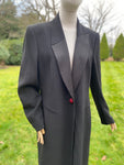 Tomasz Starzewski Long Black Tuxedo Opera Coat