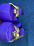 Schiaparelli inspired Purple Shoes by Lanzoni &b