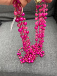 Rosantica Pegaso Pink Agate Multi-Strand Necklace