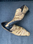 Vintage Patrick Cox Mens Lizard Slip on Shoes Sz.9UK