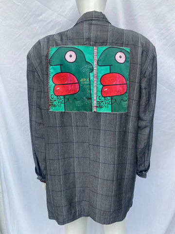 Federico Firoldi Stylishly Recycled Men’s Silk Jacket