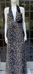 Vintage Frank Usher Leopard Print Dress Size 12Uk