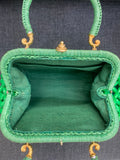 Vintage Jodie Green Embellished Bag