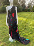 Vintage 1980s Japanese Designer HACHI One Shoulder Gown