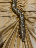 Gold Serpent Snake Dress from Bellville Sassoon & Lorcan Mullany Size 14Uk