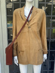Vintage Large Crocodile Skin Shoulder Bag