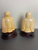 Antique Hand Carved Bovine Bone Buddha statues