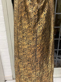 Antique Hand Woven Indian Gold Lame Shawl / Scarf