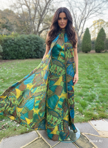 Vintage Frank Usher long dress