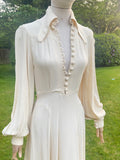 Ossie Clark for Radley Cream Maxi Dress