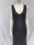 1930s Bias Cut Lace and Silk Dress