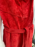 Marithe Francoise Girbaud Millesime Red Suede Dress