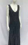 1930s Bias Cut Lace and Silk Dress